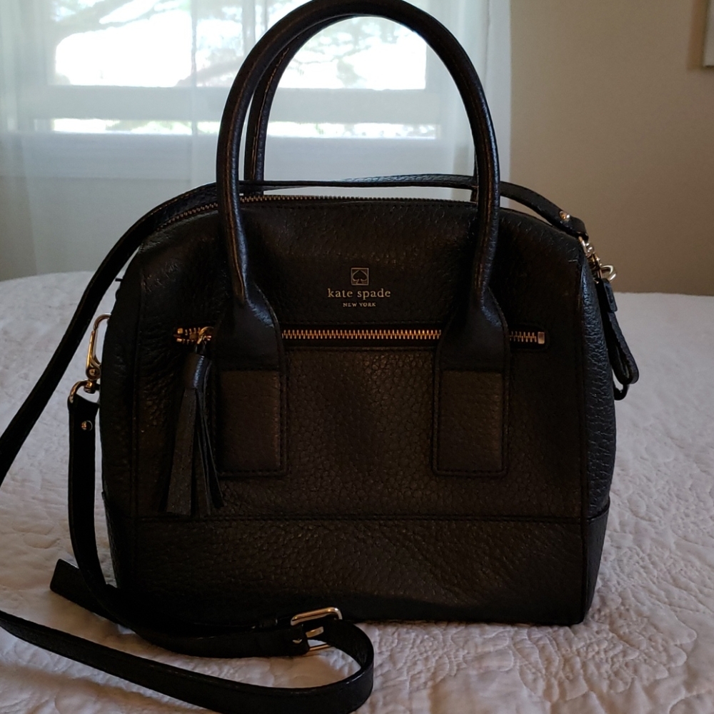 Kate Spade black leather purse